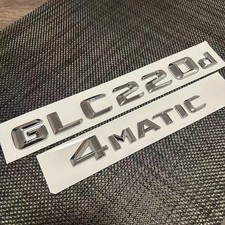 Per Mercedes Benz GLC220d 4matic scritta emblemi adesivi logo badge auto