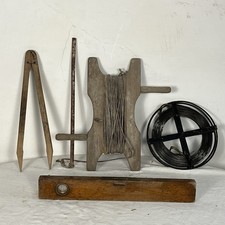 Antichi Attrezzi Geometra vintage '900 lotto Art 1010