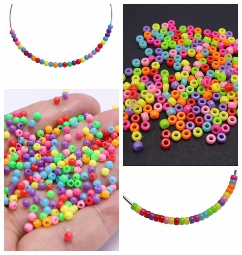 Perline plastica piccole - perline,