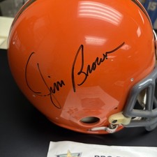 Jim Brown Riddell autografato