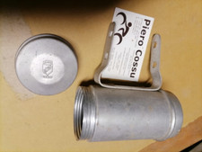 PORTA ATTREZZI CILINDRICO  ALLUMINIO BICI EPOCA SOTTO SELLA ***FILMA TORINO***