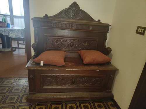 Cassapanca legno antica 800 - antica, ’800