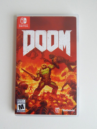 Doom game case nintendo - game,