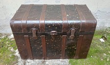  Antico Baule Legno e Ferro