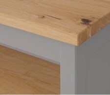 Isola per cucina Tornviken Ikea grigio/rovere 126x77 cm