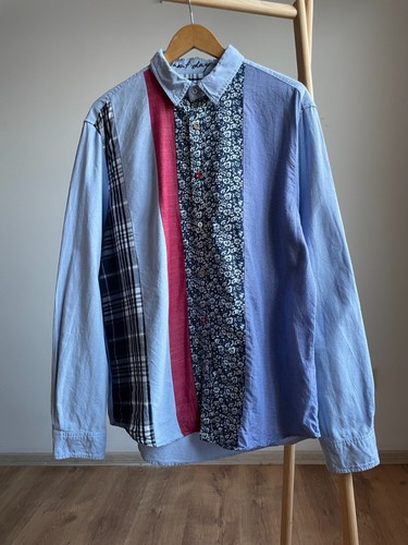 Camicia floreale con pannelli