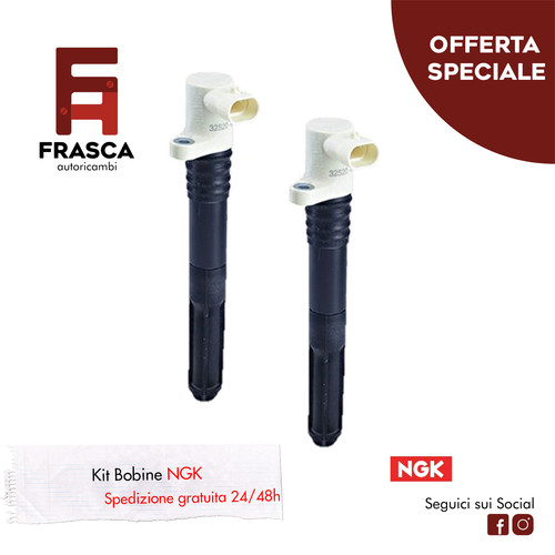 Bobina accensione ngk fiat - d'accensione,