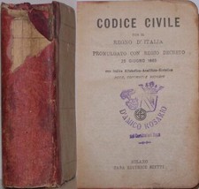 Inizio 900-"CODICE CIVILE, PENALE, PROCEDURA,COMMERCIO"