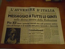 quotidiano-L'AVVENIRE D'ITALIA n.302-1941-serie GIORNALI DI GUERRA-RIPRODUZIONE