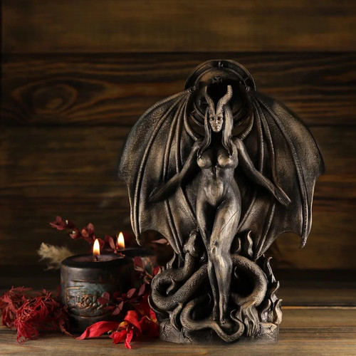 Statua gotica lilith dea - statua,