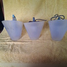 3 lampade luci a gas per caravan vintage