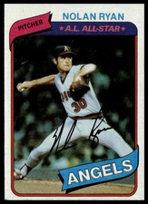 1980 Topps #580 Nolan Ryan BO