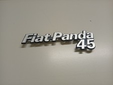 - FIAT "Fiat Panda 45" - STEMMA SIGLA LOGO TARGHETTA BADGE EMBLEMA FREGIO Spediz