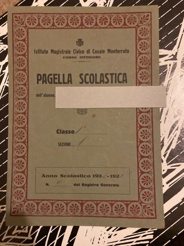 Pagella scolastica istituto - scolastica,