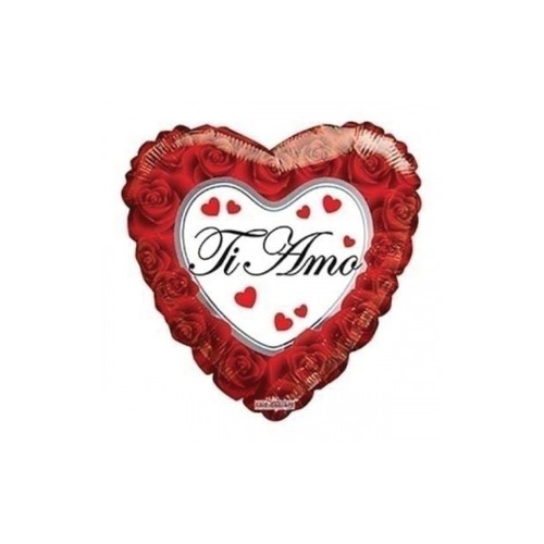 Pallone mylar cuore amo - pallone, 23