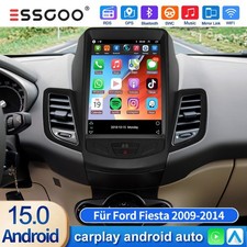 Autoradio Android 15 per Ford Fiesta VI 2009-2014 GPS Apple CarPlay BT 4+64GB FM