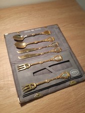 Servizio Posate Argento Dorato