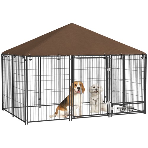 Pawhut recinto per - cani, in