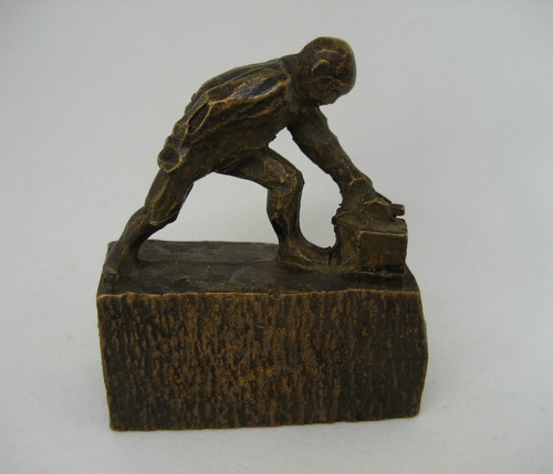 Vecchio miniatura bronzo - vecchio,