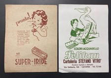 2 CARTE ASSORBENTI PUBBLICITARIE - Vintage