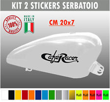 Kit 2 adesivi moto serbatoio CAFE RACER chopper harley custom old vintage c.1685