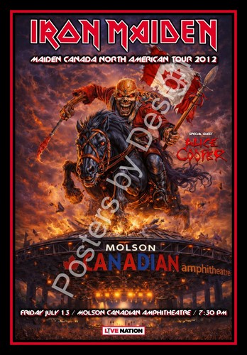 Iron maiden 2012 toronto - maiden,