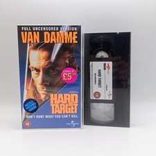 Hard Target VHS New and Sealed Video Tape Jean Claude Van Damme (1993)