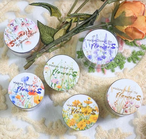 Nastro washi floreale - washi, set
