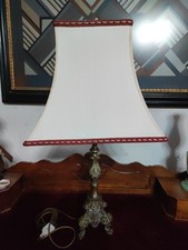 Lampada Da Tavolo In Bronzo, Antica