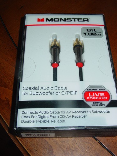 Monster cavo audio coassiale - monster, 4