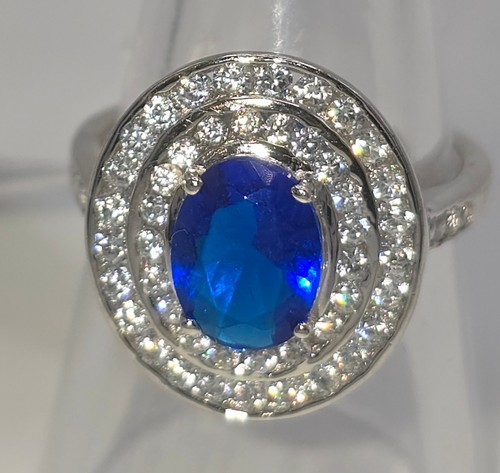 Anello simulato tanzanite