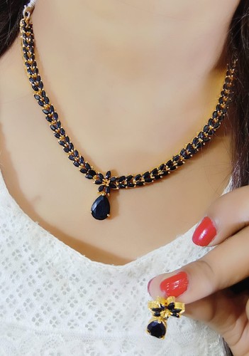 Set collana zirconi placcati