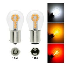 Lampadina Led P21W BA15S Frecce Giallo Canbus 12V 1156 18 SMD 3030 Auto Moto PV