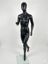 Manichino donna nero lucido