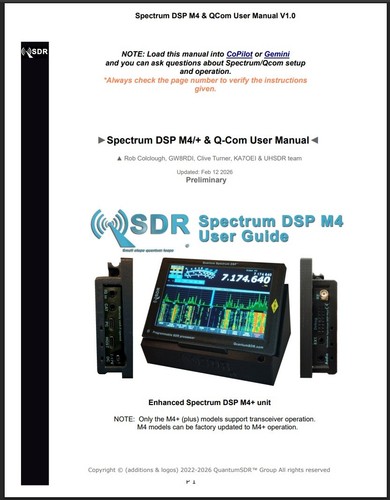 Manuale utente spectrum - utente, dsp