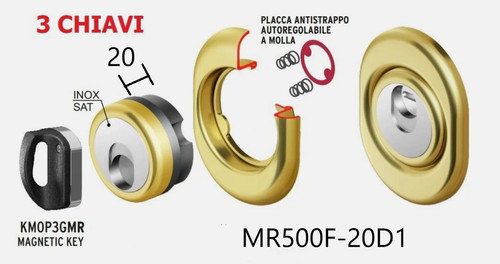 Disec mr500f h20 - mr500f, altezza