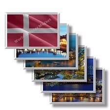 DK Danimarca frigo calamite frigorifero magneti fridge magnet Kühlschrankmagnet