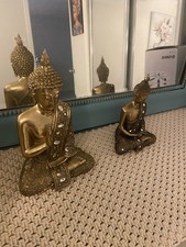 Buddha Statues Pair Of Gold