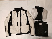 GIACCA VENTURE H2OUT colore ghiaccio tg. L completa di protezioni e paraschiena