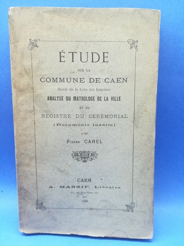 Libro antico etude sul - antico,