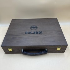 Bacardi Wooden Case Box Logo