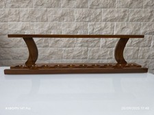Portapipe Gasparini 10 posti Da Tavolo In Legno Pfeife Pipe Stand Espositore 