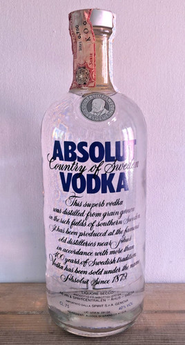 Absolut vodka vintage - vintage, a