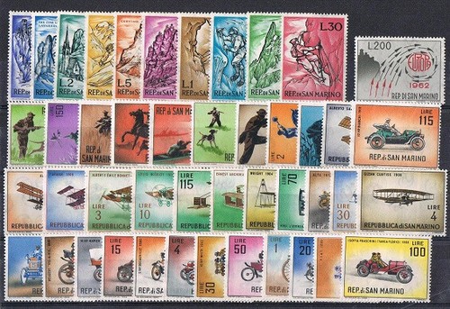 San marino 1962 annata - san,