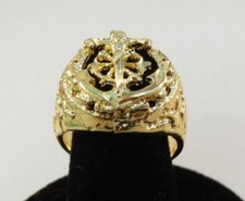 Misura 13 Uomini Anello Croce