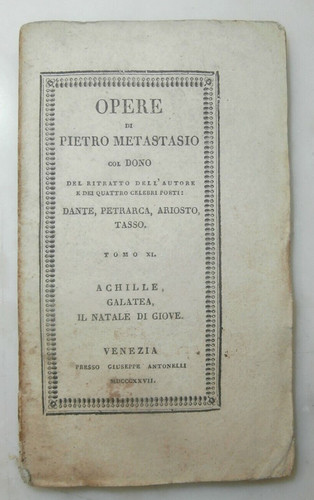 Antico libro opere - libro,