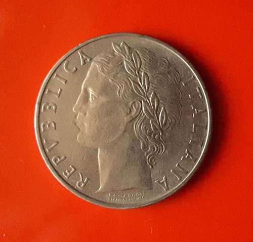 100 lire 1965 - 1965, errore