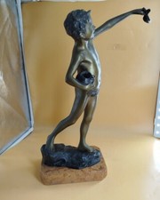 Bronzo vintage Fanciullo con