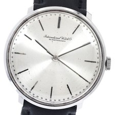 IWC SCHAFFHAUSEN Vintage Cal.402 Silver Dial Hand Winding Men's Watch_893220