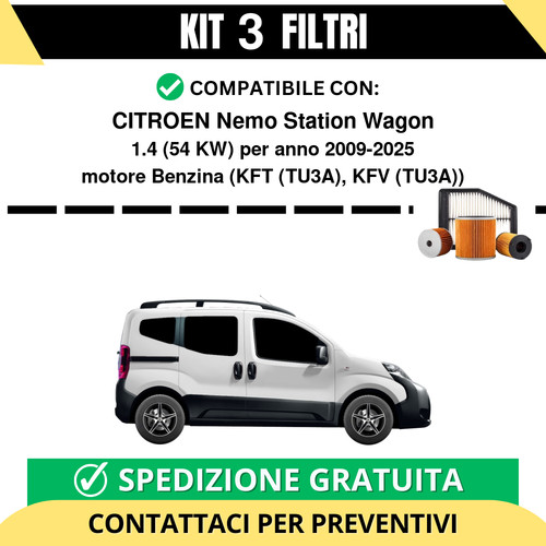 Kit filtri tagliando per - 3,